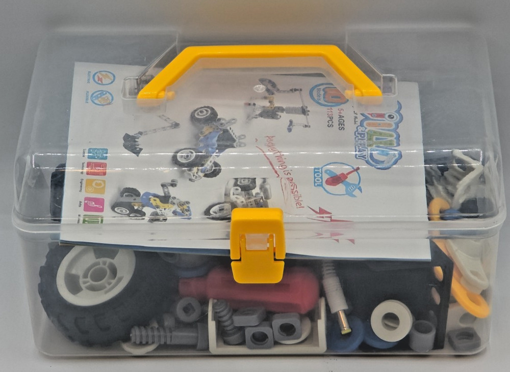 STEM Toys 10 in 1 - Electric Building Toy Cars - *Missing Parts*